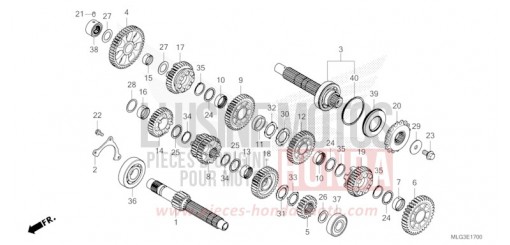 BOITE DE VITESSES (MT) CRF1100A2N de 2022